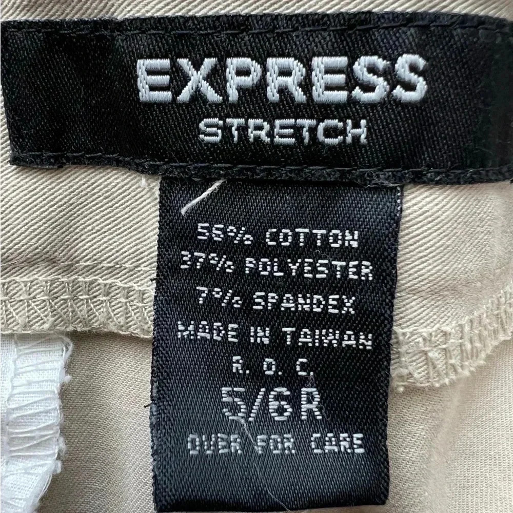 Express STRETCH | ladies khaki slacks, pants. Size: 5/6R - Picture 8 of 11